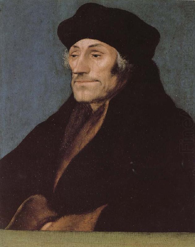 The portrait of Erasmus of Rotterdam, Hans Holbein